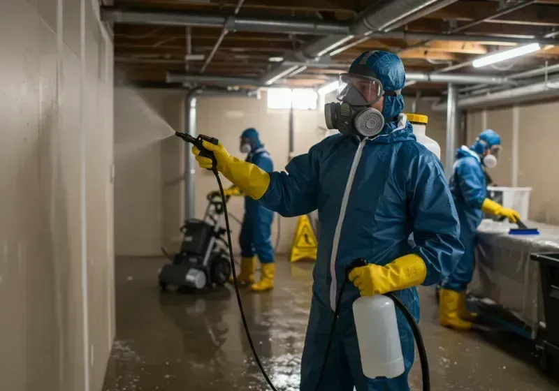 Basement Sanitization and Antimicrobial Treatment process in Box Elder County, UT